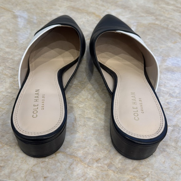 Cole Haan black and white mules - Picture 8 of 12